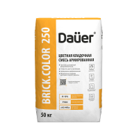 Цветная кладочная смесь армированная Dauer BRICK.COLOR 250 графитовая 50 кг