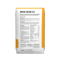 Цветная кладочная смесь армированная Dauer BRICK.COLOR 251 графитовая 50 кг