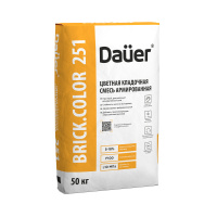 Цветная кладочная смесь армированная Dauer BRICK.COLOR 251 графитовая 50 кг