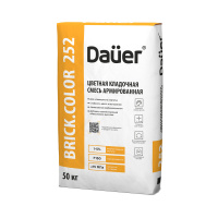 Цветная кладочная смесь армированная Dauer BRICK.COLOR 252 графитовая 50 кг